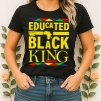 Educated Black King Women's T-Shirt thumb 2