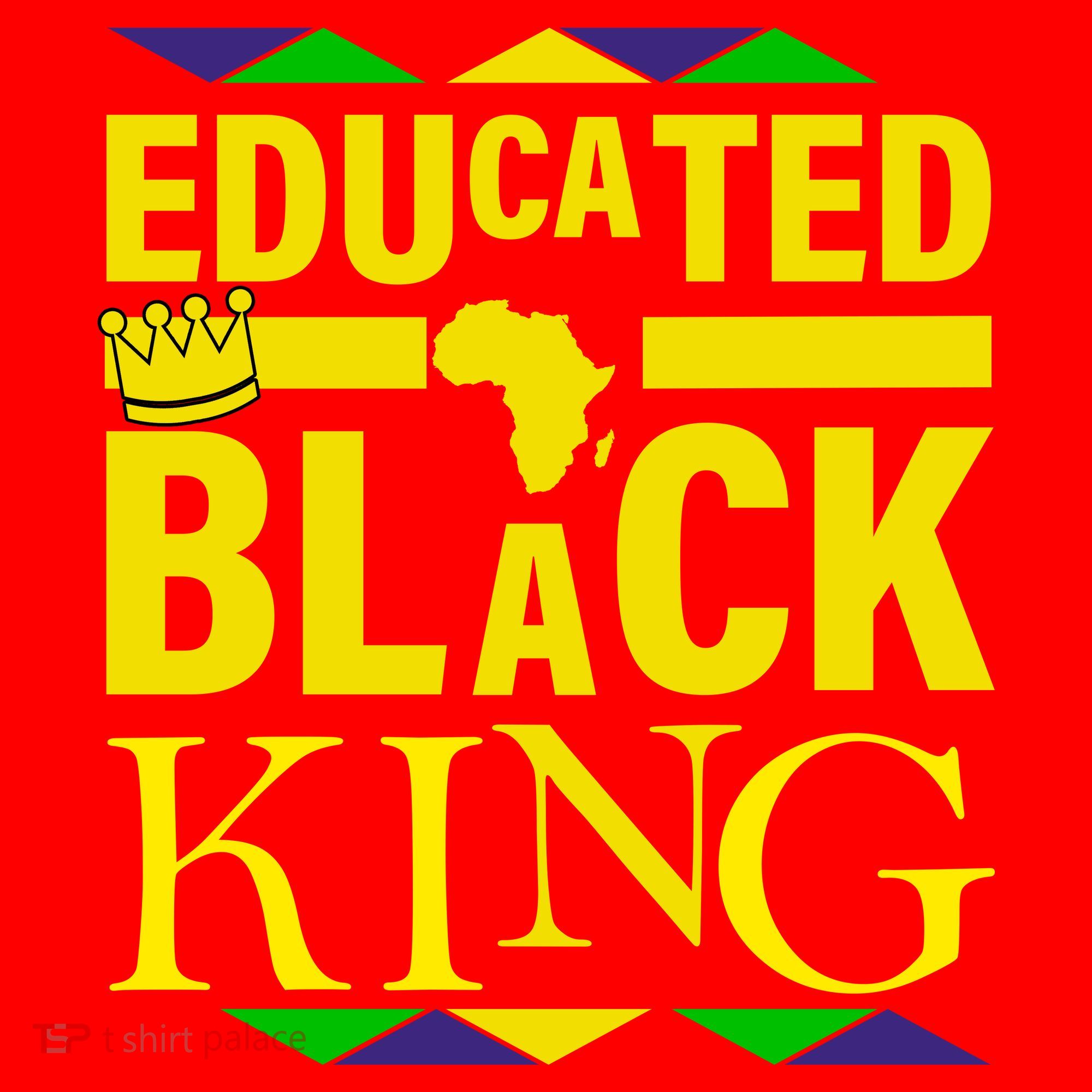 Educated Black King Santa Hat