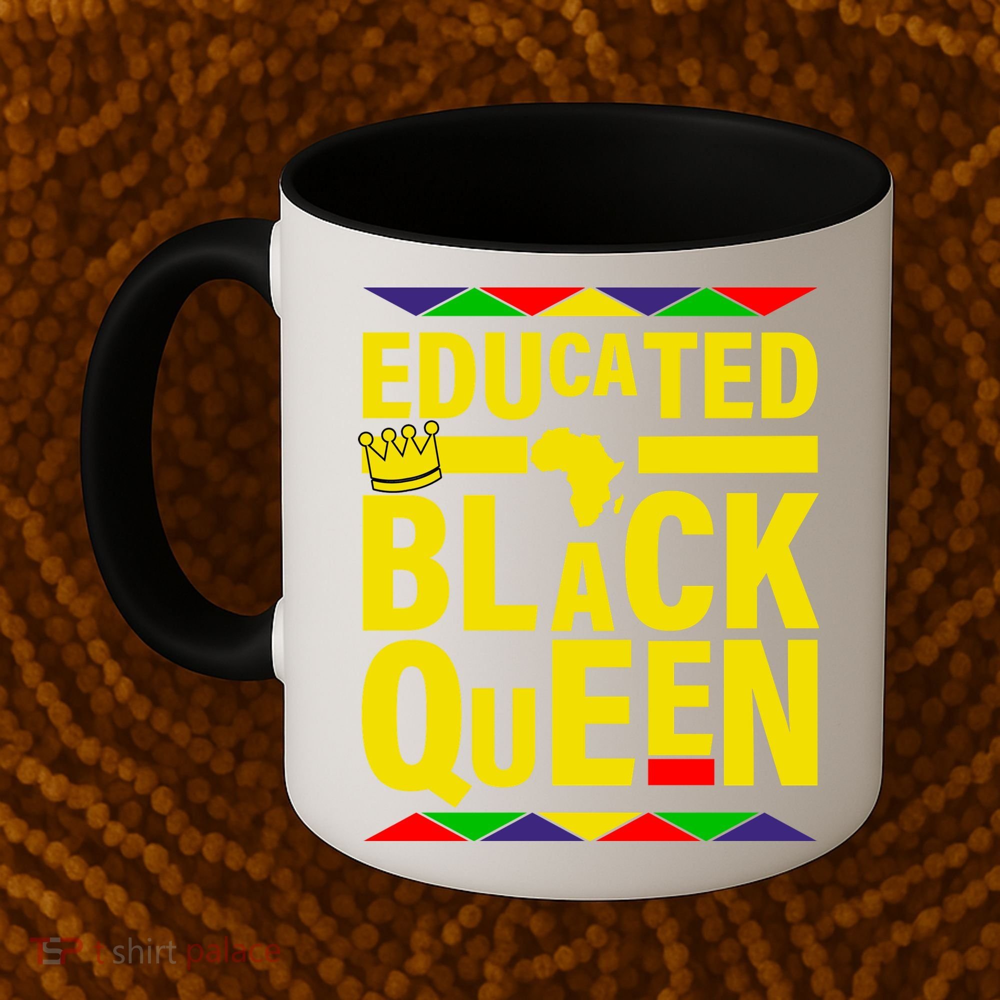 Educated Black Queen Coffee Mug