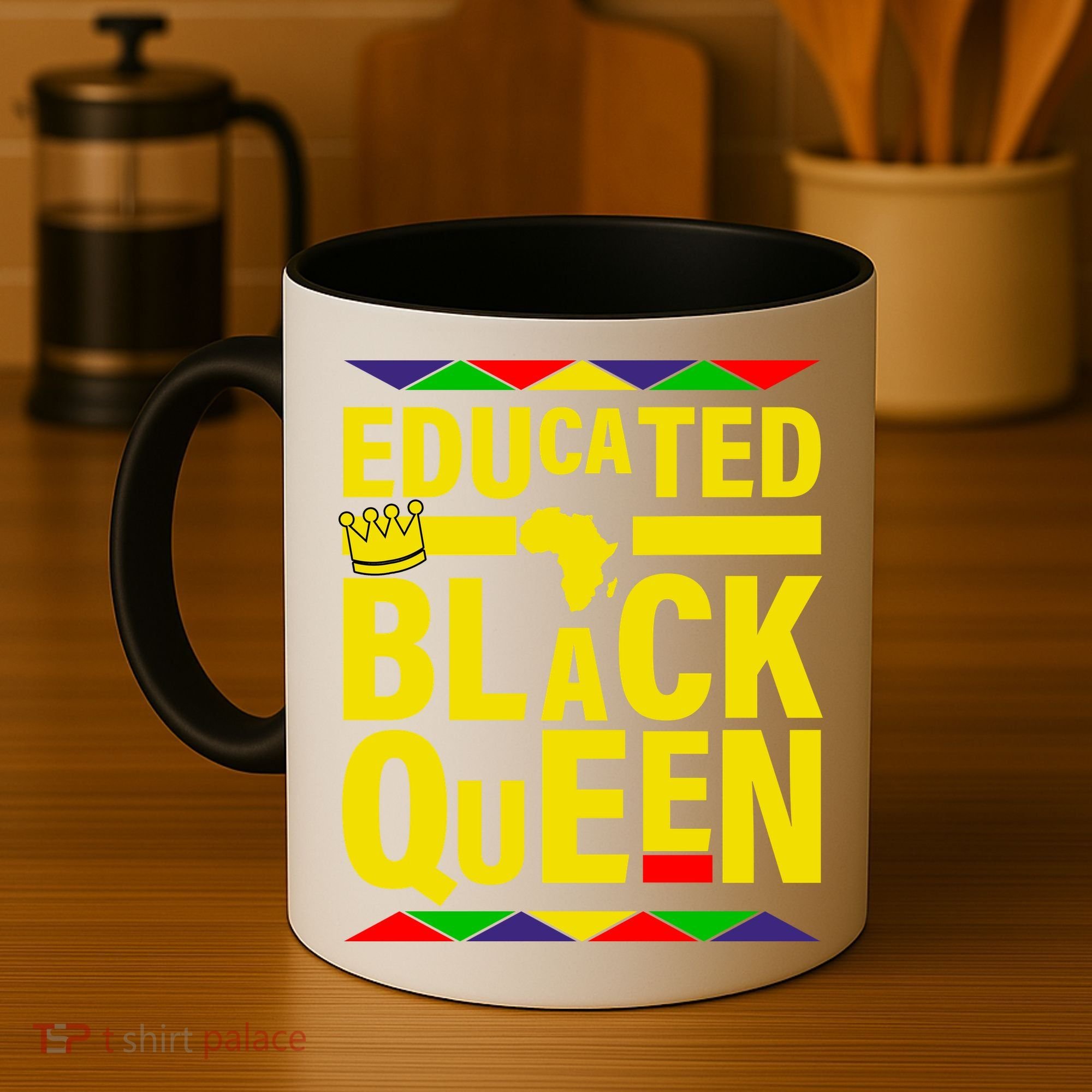 Educated Black Queen Coffee Mug