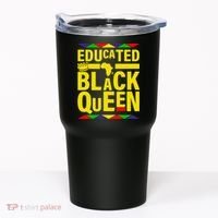 Educated Black Queen Tumbler thumb 0