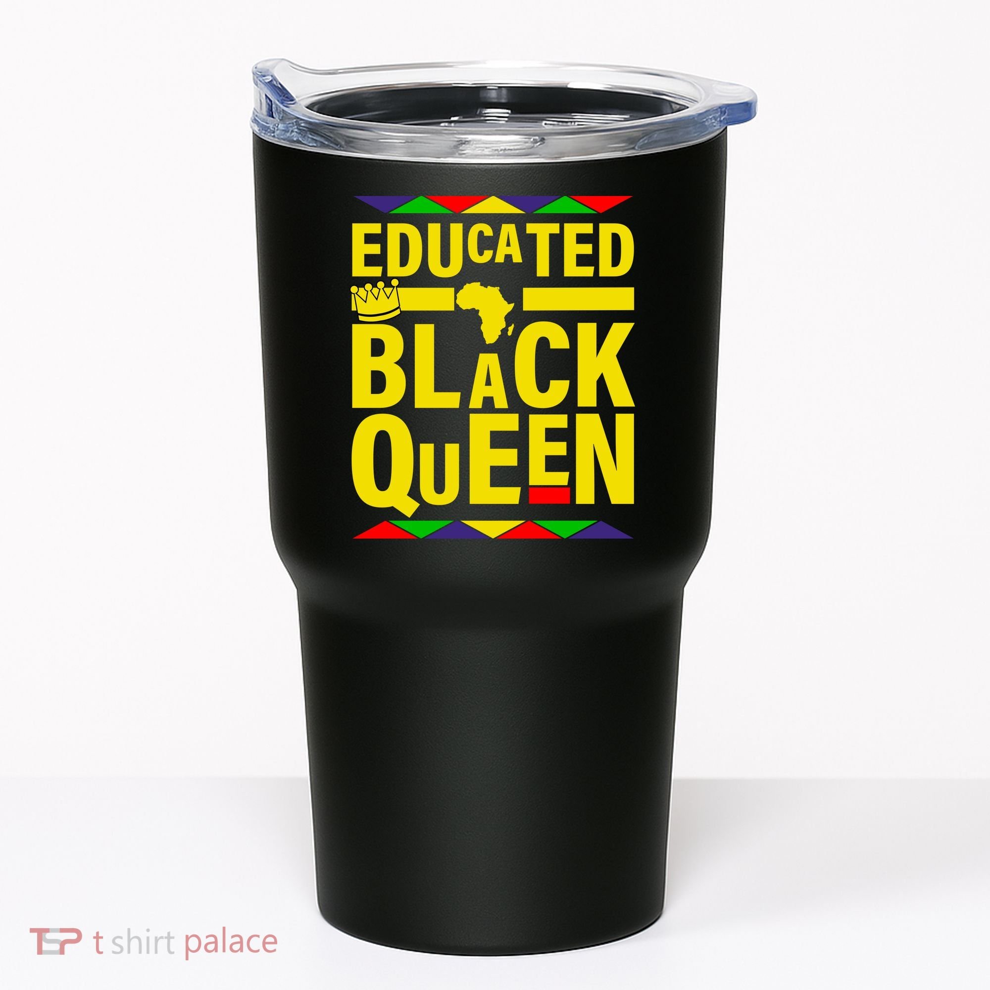 Educated Black Queen Tumbler