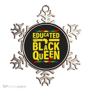 Educated Black Queen Ornament