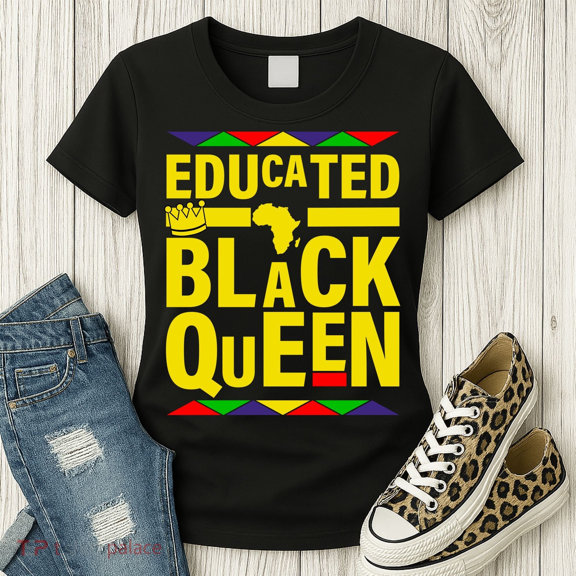 Educated Black Queen Women's T-Shirt