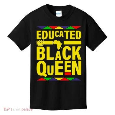 Educated Black Queen Kids T-Shirt