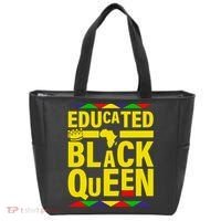 Educated Black Queen Tote Bag thumb 0