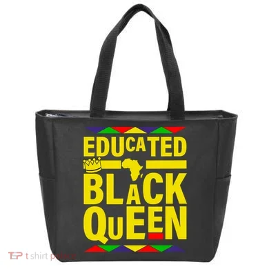 Educated Black Queen Tote Bag