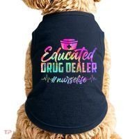 Educated Drug Dealer Nurselife Doggie Tank thumb 0