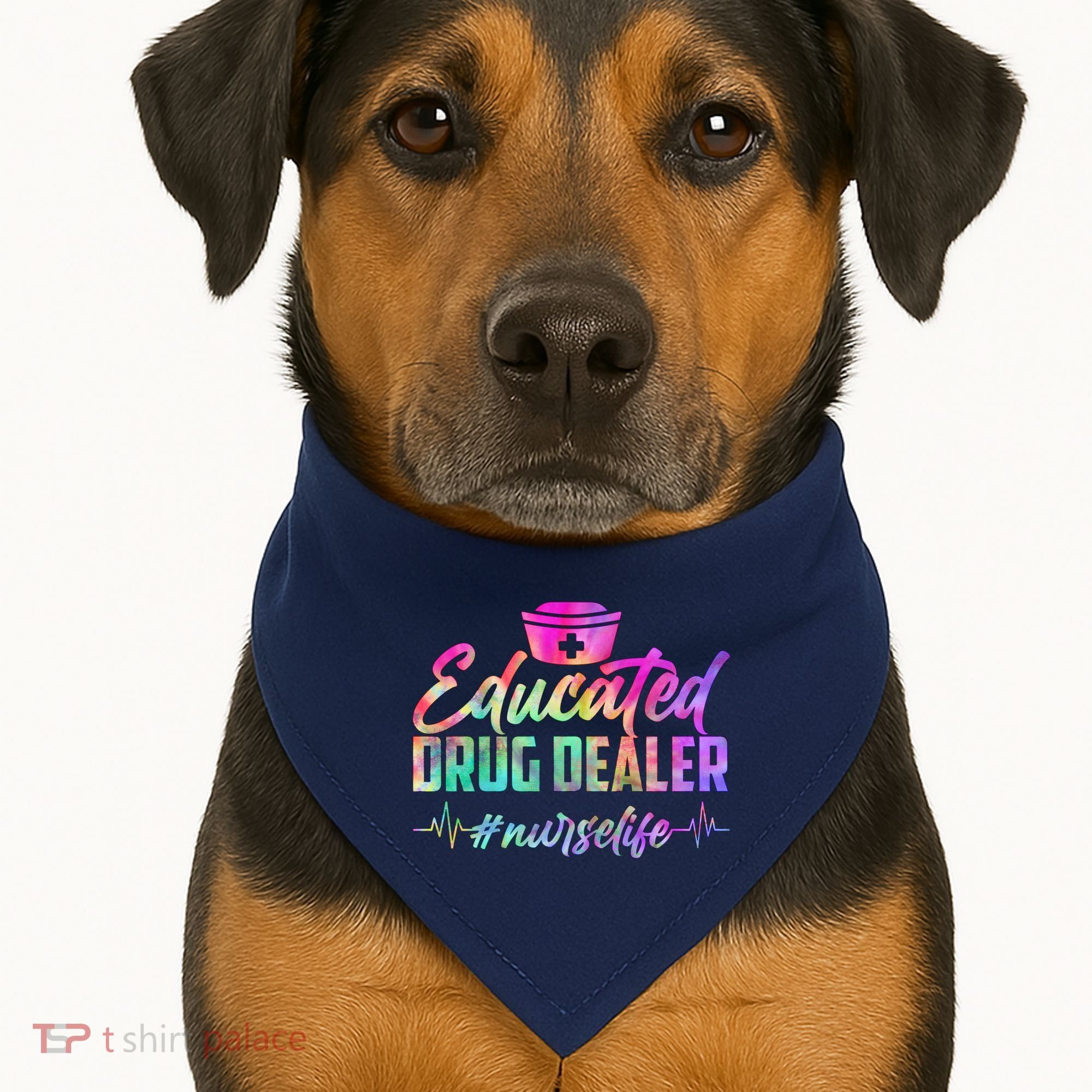 Educated Drug Dealer Nurselife USA-Made Doggie Bandana