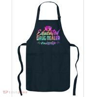Educated Drug Dealer Nurselife Apron thumb 0