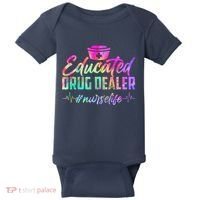 Educated Drug Dealer Nurselife Baby Bodysuit thumb 0