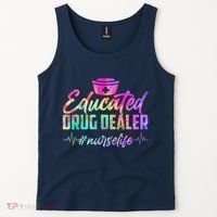 Educated Drug Dealer Nurselife Tank Top thumb 2