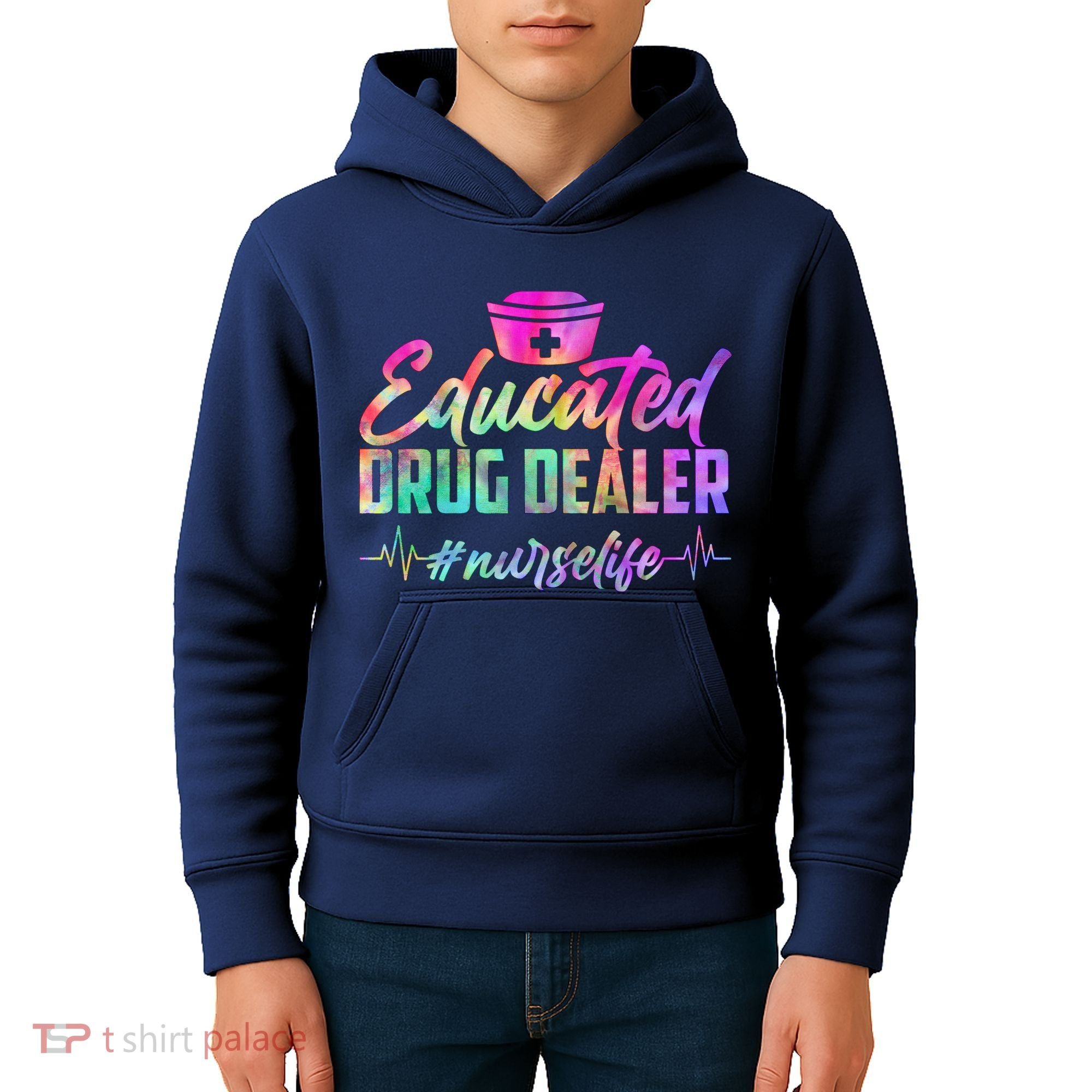 Educated Drug Dealer Nurselife Kids Hoodie
