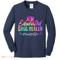 Educated Drug Dealer Nurselife Kids Long Sleeve Shirt thumb 0