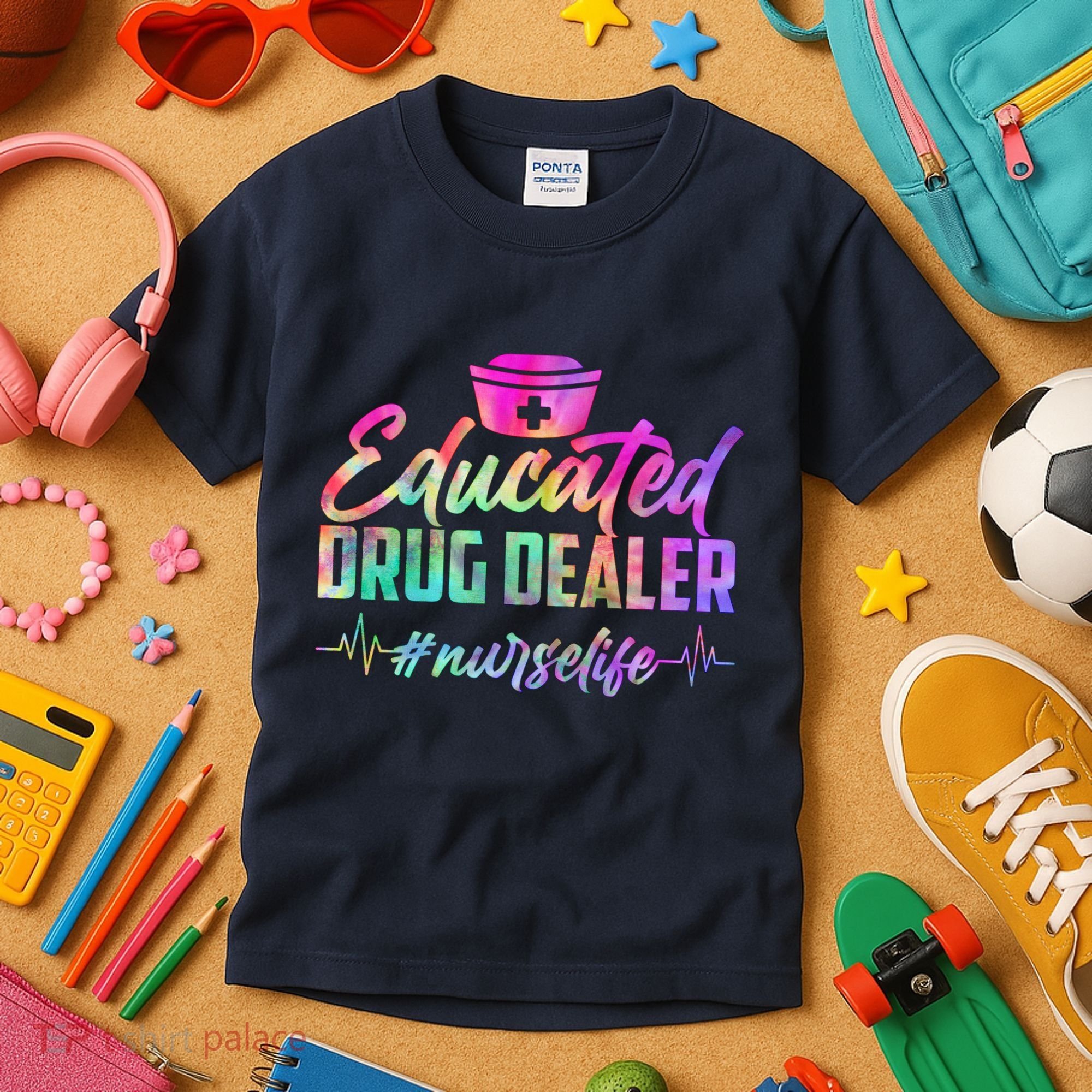 Educated Drug Dealer Nurselife Kids T-Shirt