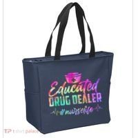 Educated Drug Dealer Nurselife Tote Bag thumb 2