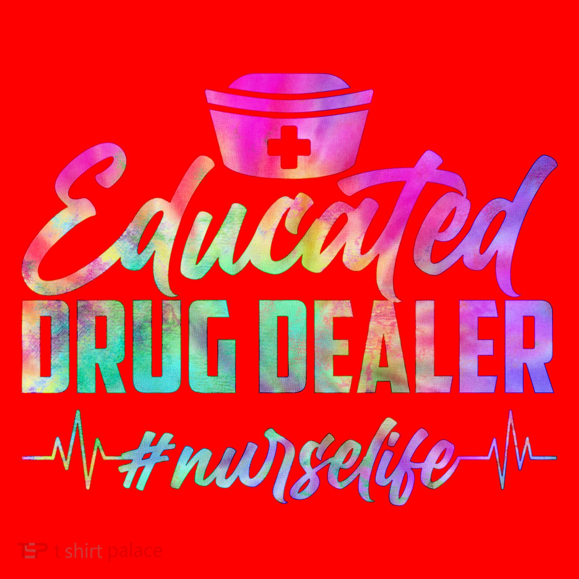 Educated Drug Dealer Nurselife Santa Hat