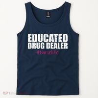 Educated Drug Dealer #Nurselife Nurse Tank Top thumb 2