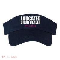 Educated Drug Dealer #Nurselife Nurse Visor thumb 0
