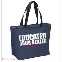 Educated Drug Dealer #Nurselife Nurse Tote Bag thumb 2