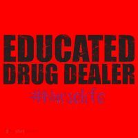Educated Drug Dealer #Nurselife Nurse Santa Hat thumb 1