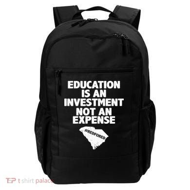 Education Is An Investment Not An Expense Backpack