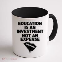 Education Is An Investment Not An Expense Coffee Mug thumb 1