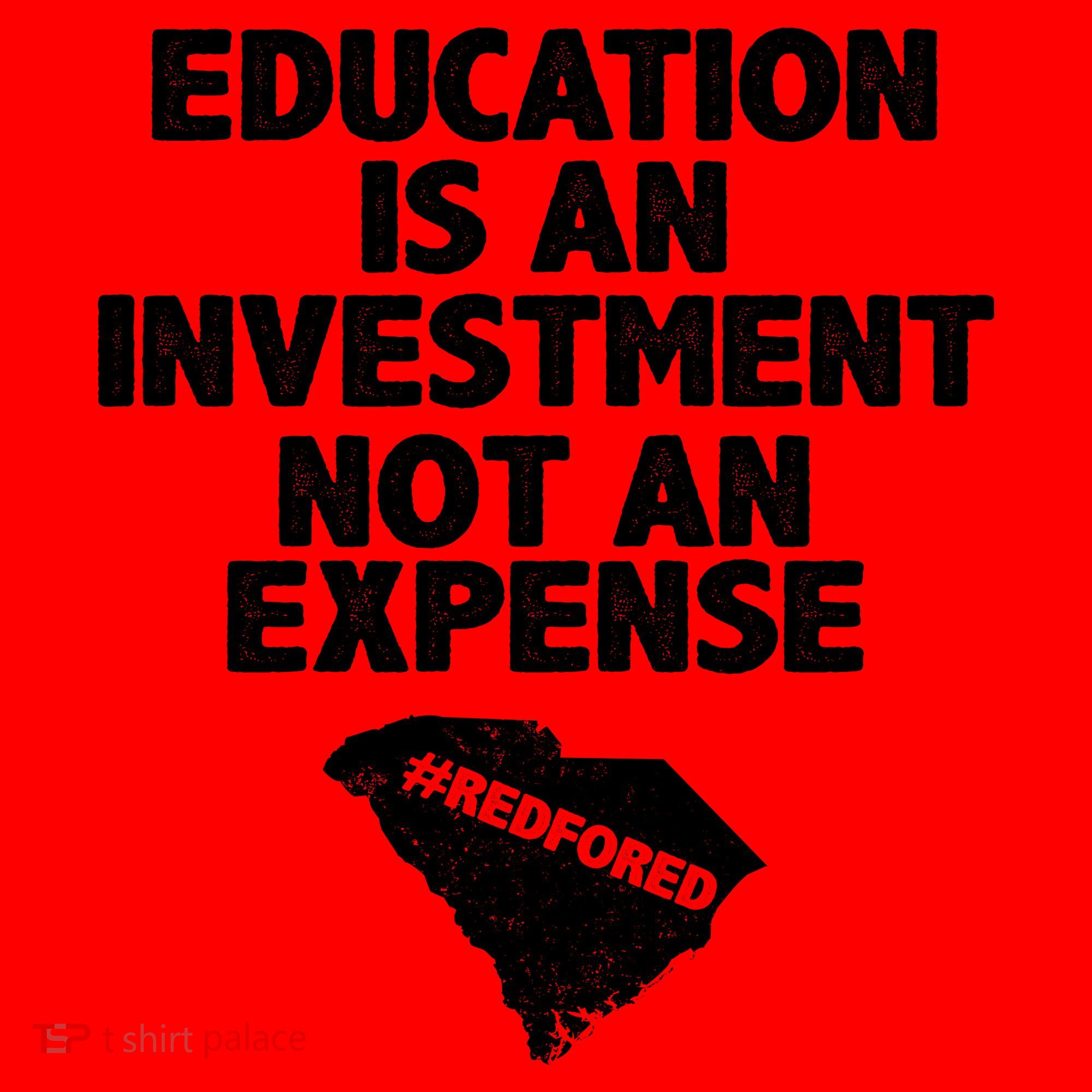 Education Is An Investment Not An Expense Santa Hat