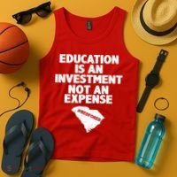 Education Is An Investment Not An Expense Tank Top thumb 4
