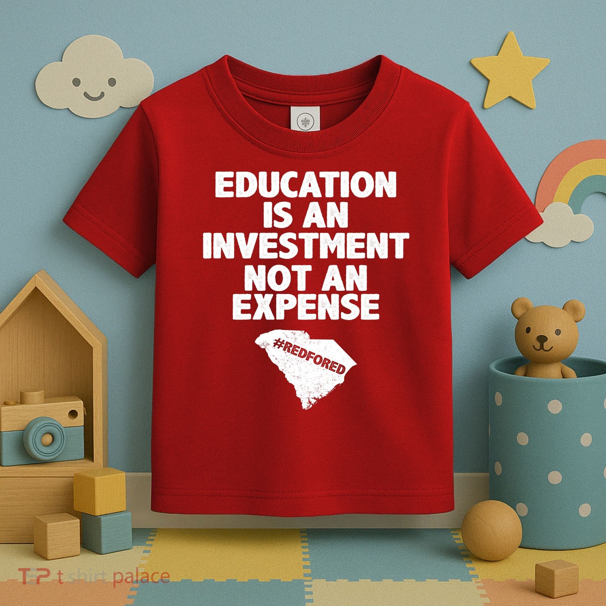 Education Is An Investment Not An Expense Toddler T-Shirt