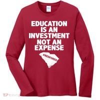 Education Is An Investment Not An Expense Women's Long Sleeve Shirt thumb 0