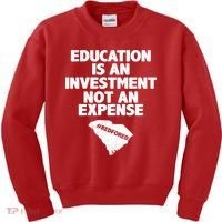 Education Is An Investment Not An Expense Kids Sweatshirt thumb 0