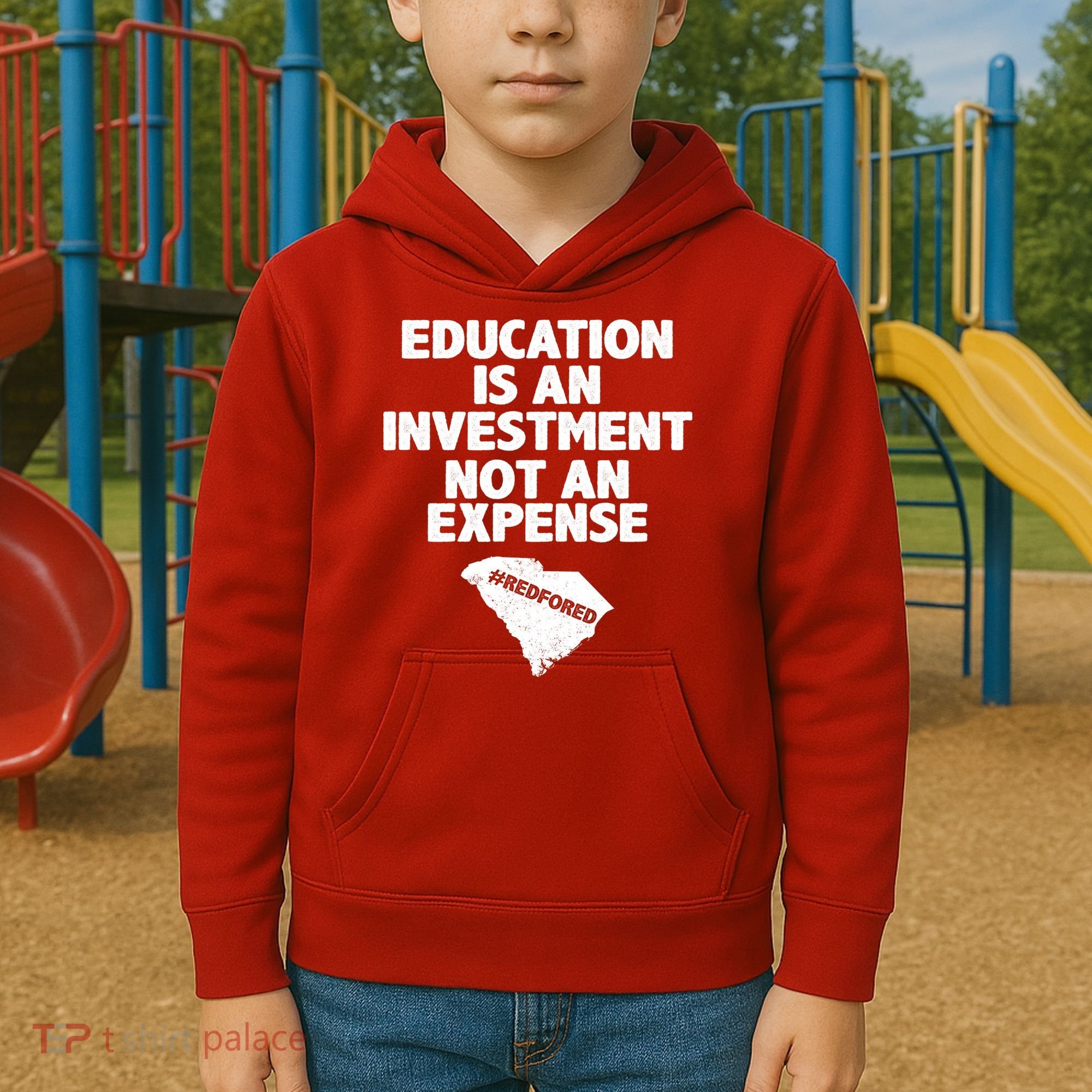 Education Is An Investment Not An Expense Kids Hoodie