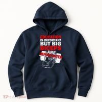 Education Is Important Big Biceps Are Importanter Hoodie thumb 0
