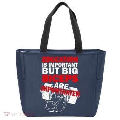 Education Is Important Big Biceps Are Importanter Tote Bag