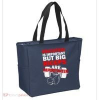 Education Is Important Big Biceps Are Importanter Tote Bag thumb 2