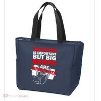 Education Is Important Big Biceps Are Importanter Tote Bag thumb 3