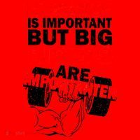 Education Is Important Big Biceps Are Importanter Santa Hat thumb 1