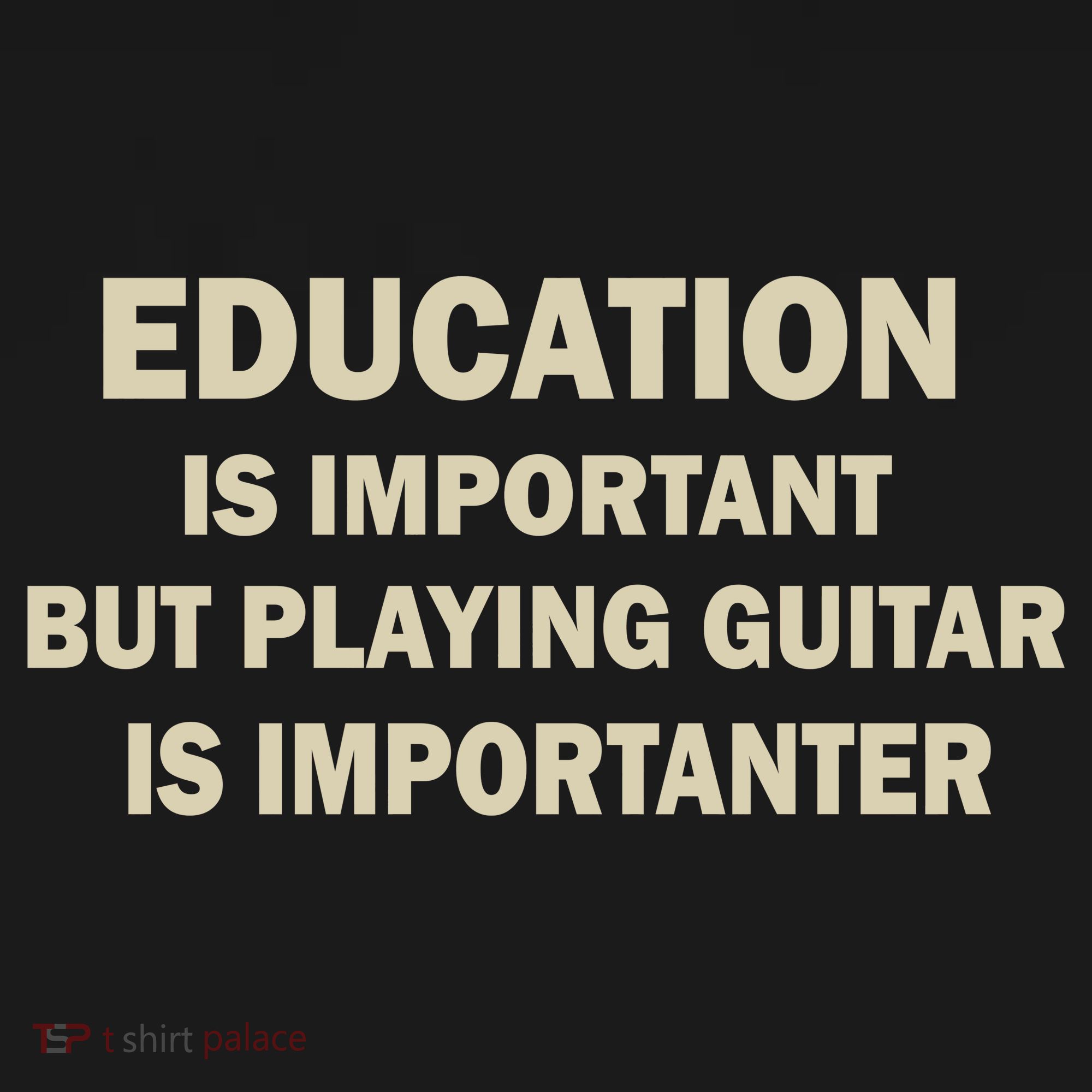 Education Is Important Playing Guitar Importanter Pajama Set