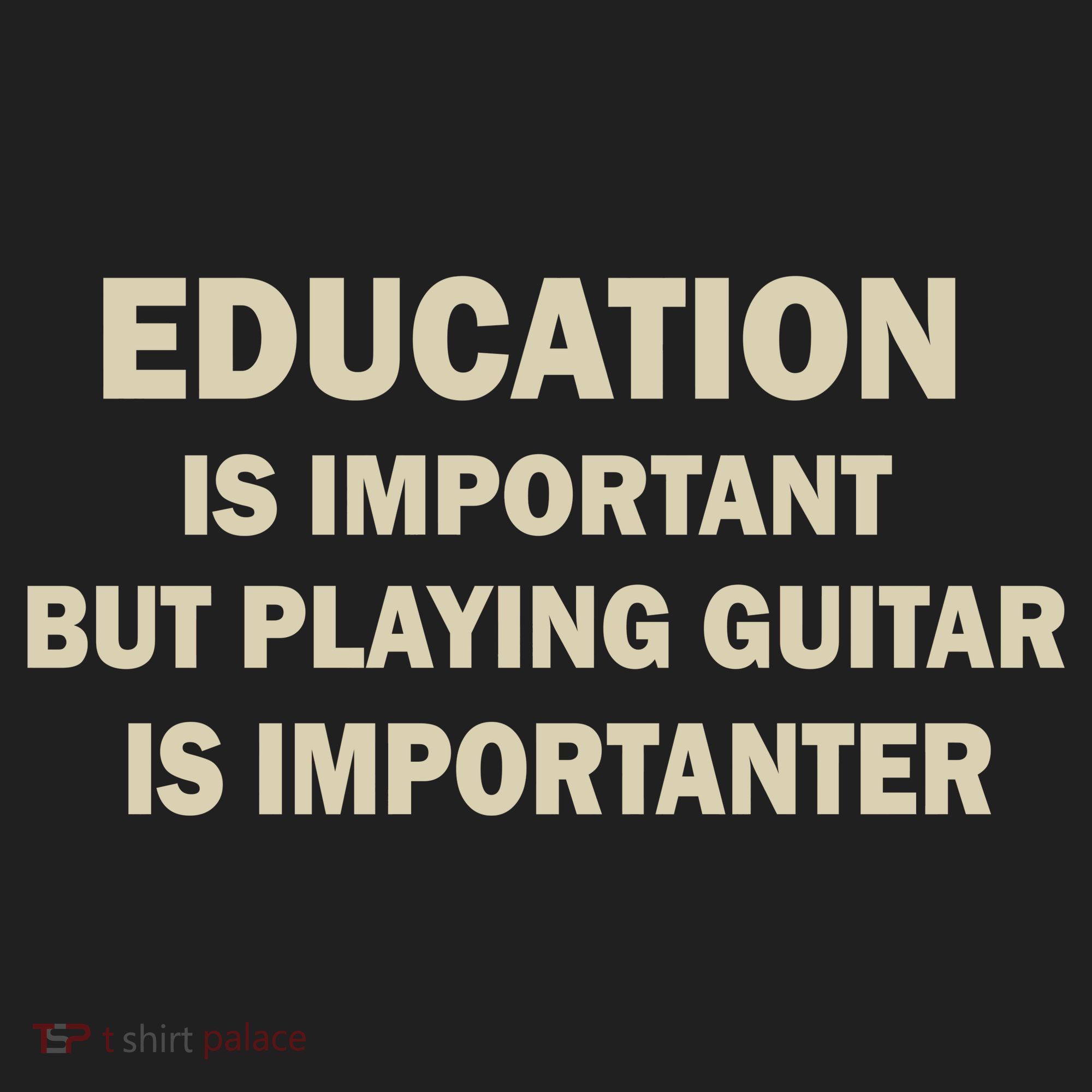 Education Is Important Playing Guitar Importanter Tumbler
