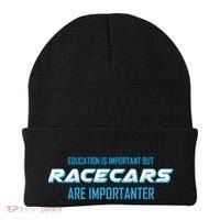 Education Is Important Race Cars Are Importanter  Beanie thumb 0