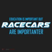 Education Is Important Race Cars Are Importanter  Beanie thumb 2