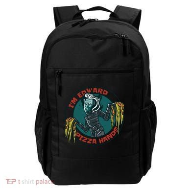 Edward Pizza Hands Parody Backpack