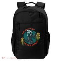 Edward Pizza Hands Parody Backpack thumb 0