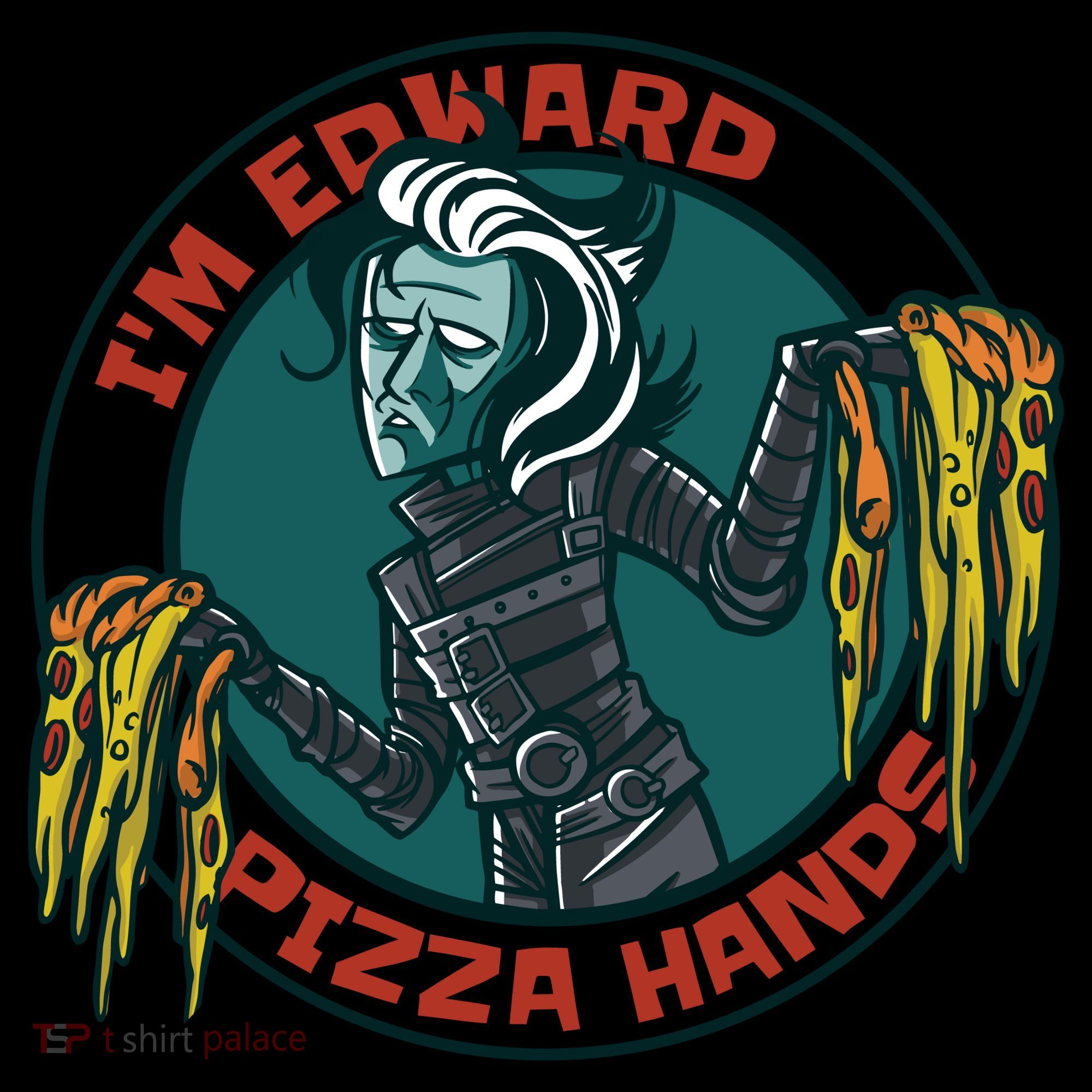 Edward Pizza Hands Parody Bucket Hat