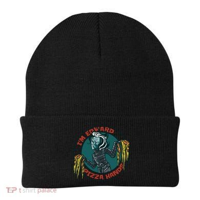 Edward Pizza Hands Parody Beanie
