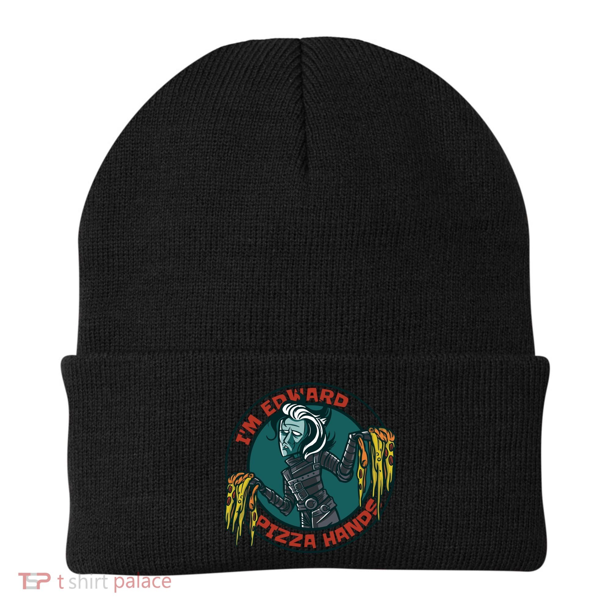 Edward Pizza Hands Parody Beanie