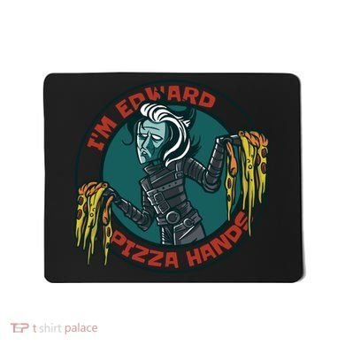 Edward Pizza Hands Parody Mousepad
