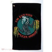 Edward Pizza Hands Parody Golf Towel thumb 0