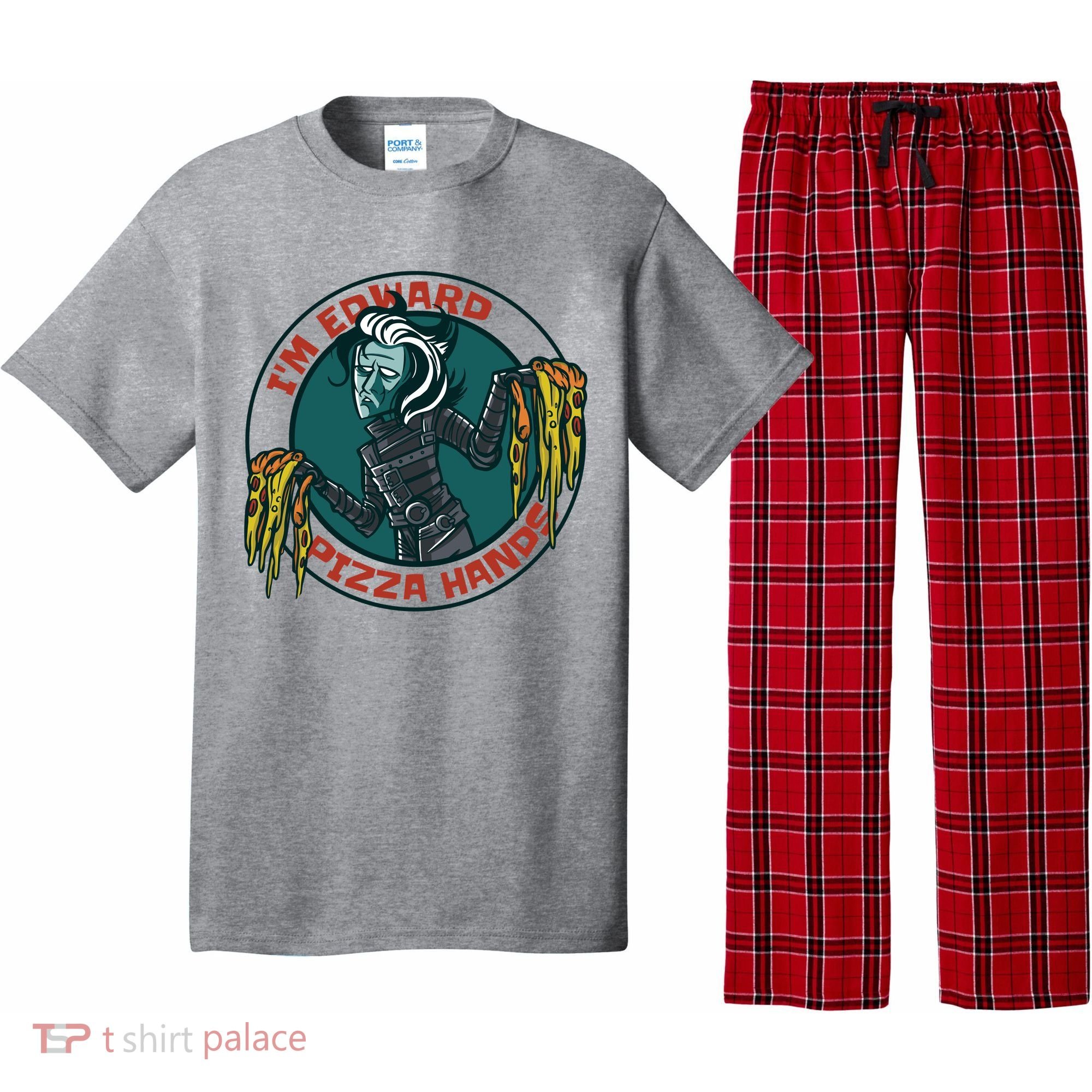Edward Pizza Hands Parody Pajama Set